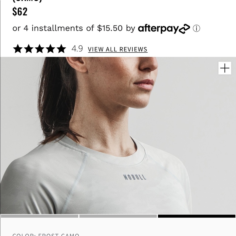 Nobull long sleeve workout shirt